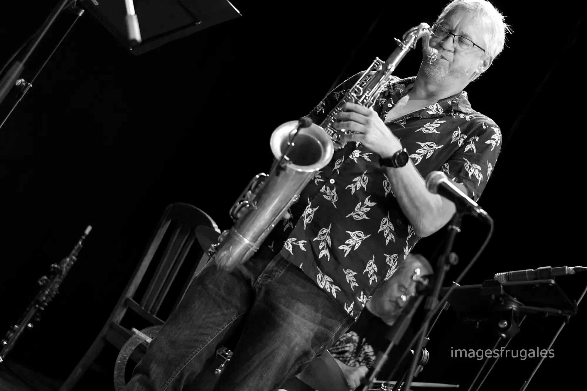 Michael Gößler, Saxophonist von Cluster V